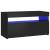 Comodă TV cu lumini LED, negru, 75x35x40 cm GartenMobel Dekor