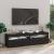 Comode TV cu lumini LED, 2 buc., negru, 75x35x40 cm GartenMobel Dekor