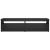Comode TV cu lumini LED, 2 buc., negru, 75x35x40 cm GartenMobel Dekor