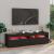 Comode TV cu lumini LED, 2 buc., negru, 75x35x40 cm GartenMobel Dekor