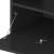 Comode TV cu lumini LED, 2 buc., negru, 75x35x40 cm GartenMobel Dekor