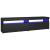 Comode TV cu lumini LED, 2 buc., negru, 75x35x40 cm GartenMobel Dekor