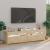 Comode TV cu lumini LED, 2 buc., stejar sonoma, 75x35x40 cm GartenMobel Dekor