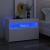 Comodă TV cu lumini LED, alb, 60x35x40 cm GartenMobel Dekor