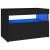 Comode TV cu lumini LED, 2 buc., negru, 60x35x40 cm GartenMobel Dekor