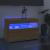 Comode TV cu lumini LED, 2 buc., stejar Sonoma, 60x35x40 cm GartenMobel Dekor