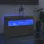 Comodă TV cu lumini LED, gri beton, 60x35x40 cm GartenMobel Dekor