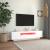 Comodă TV cu lumini LED, alb, 160x35x40 cm GartenMobel Dekor
