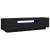 Comodă TV cu lumini LED, negru, 160x35x40 cm GartenMobel Dekor