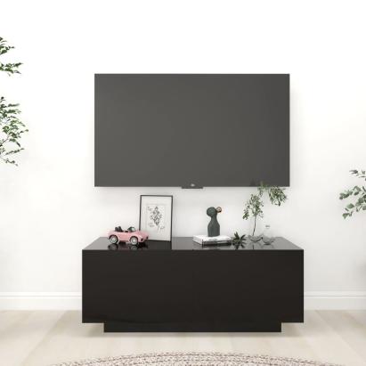 Comodă TV, negru, 100x35x40 cm, PAL GartenMobel Dekor