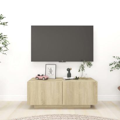 Comodă TV, stejar sonoma, 100x35x40 cm, PAL   GartenMobel Dekor