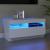 Comodă TV cu lumini LED, alb, 80x35x40 cm GartenMobel Dekor