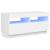 Comodă TV cu lumini LED, alb, 80x35x40 cm GartenMobel Dekor