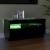Comodă TV cu lumini LED, negru, 80x35x40 cm GartenMobel Dekor