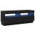 Comodă TV cu lumini LED, negru, 100x35x40 cm GartenMobel Dekor