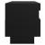 Comodă TV cu lumini LED, negru, 100x35x40 cm GartenMobel Dekor
