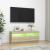 Comodă TV cu lumini LED, stejar sonoma, 100x35x40 cm GartenMobel Dekor