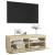 Comodă TV cu lumini LED, stejar sonoma, 100x35x40 cm GartenMobel Dekor