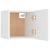 Dulap TV montaj pe perete, alb, 30,5x30x30 cm GartenMobel Dekor