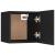 Dulap TV montaj pe perete, negru, 30,5x30x30 cm GartenMobel Dekor