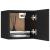 Dulap TV montaj pe perete, negru, 30,5x30x30 cm GartenMobel Dekor