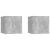 Dulapuri TV montaj pe perete, 2 buc., gri beton, 30,5x30x30 cm GartenMobel Dekor