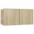 Dulapuri TV suspendate 2 buc. stejar sonoma 60x30x30 cm GartenMobel Dekor
