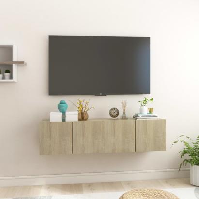 Dulapuri TV suspendate 2 buc. stejar sonoma 60x30x30 cm GartenMobel Dekor
