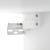 Comode TV, 2 buc., alb, 80x30x30 cm, lemn compozit GartenMobel Dekor