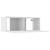 Comode TV, 2 buc., alb, 80x30x30 cm, lemn compozit GartenMobel Dekor