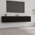 Comode TV, 2 buc., negru, 80x30x30 cm, lemn compozit GartenMobel Dekor