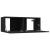 Comode TV, 2 buc., negru, 80x30x30 cm, lemn compozit GartenMobel Dekor