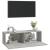 Dulapuri TV perete 2 buc. gri beton 100x30x30 cm lemn compozit GartenMobel Dekor