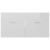 Dulap de chiuvetă, alb extralucios, 90x38,5x46 cm, PAL GartenMobel Dekor