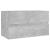 Dulap de chiuvetă, gri beton, 80x38,5x45 cm, PAL GartenMobel Dekor