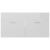 Set mobilier de baie, 2 piese, alb extralucios, PAL GartenMobel Dekor