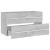 Set mobilier de baie, 2 piese, gri beton, PAL  GartenMobel Dekor