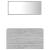 Set mobilier de baie, 2 piese, gri beton, PAL  GartenMobel Dekor