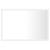 Oglindă de baie cu LED, alb, 60x8,5x37 cm, acril GartenMobel Dekor