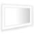 Oglindă de baie cu LED, alb, 80x8,5x37 cm, acril GartenMobel Dekor