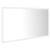 Oglindă de baie cu LED, alb, 80x8,5x37 cm, acril GartenMobel Dekor