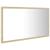 Oglindă de baie cu LED, stejar sonoma, 80x8,5x37 cm, acril GartenMobel Dekor