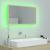 Oglindă de baie cu LED, stejar sonoma, 80x8,5x37 cm, acril GartenMobel Dekor