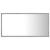 Oglindă de baie cu LED, gri beton, 80x8,5x37 cm, acril GartenMobel Dekor