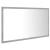 Oglindă de baie cu LED, gri beton, 80x8,5x37 cm, acril GartenMobel Dekor