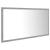 Oglindă de baie cu LED, gri beton, 90x8,5x37 cm, acril GartenMobel Dekor