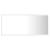 Oglindă de baie cu LED, alb extralucios, 90x8,5x37 cm, acril GartenMobel Dekor