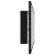 Oglindă de baie cu LED, negru, 100x8,5x37 cm, acril GartenMobel Dekor
