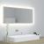 Oglindă de baie cu LED, stejar sonoma, 100x8,5x37 cm, acril GartenMobel Dekor