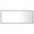 Oglindă de baie cu LED, gri beton, 100x8,5x37 cm, acril GartenMobel Dekor